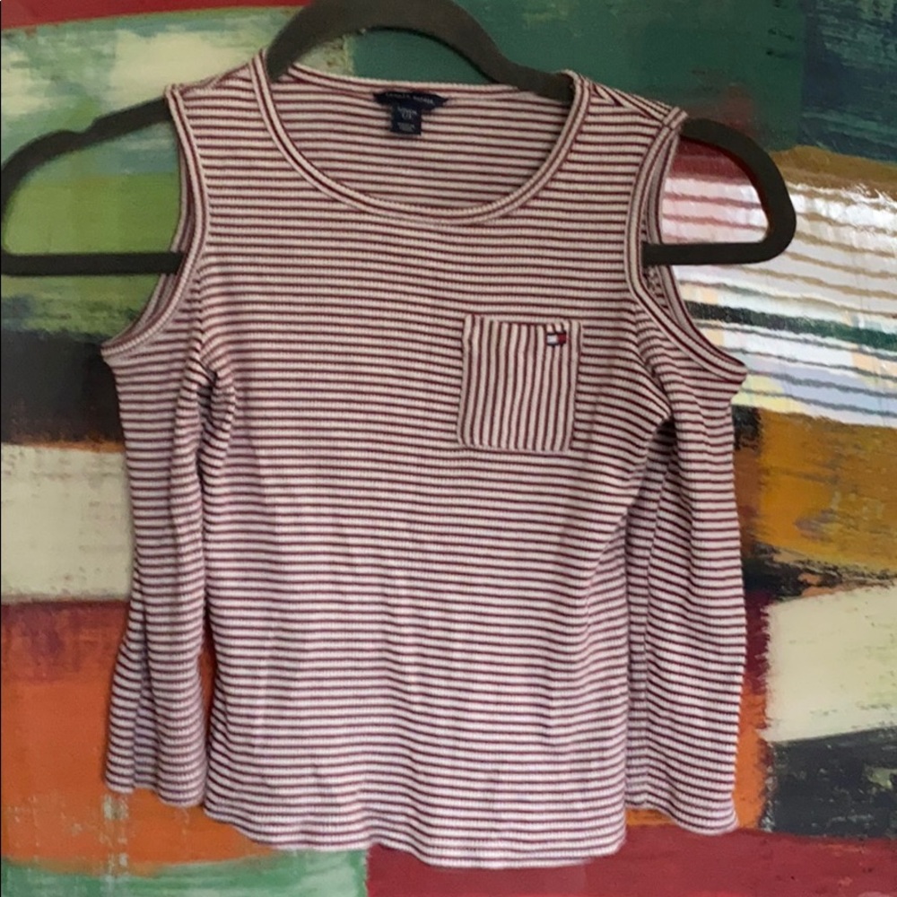Tommy Hilfiger off the shoulder shirt